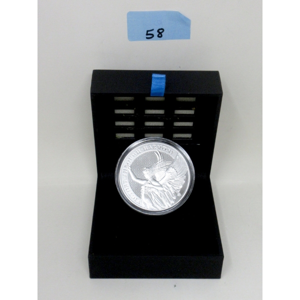5 Oz .999 Silver Victory Through Harmony Coin 