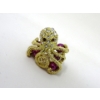Image 4 : 3 Rhinestone Octopus Rings & 1 Octopus Bracelet