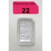 Image 1 : 1 Oz .999 Silver Johnson Matthey/ TD Bank 2-Sided Bar 