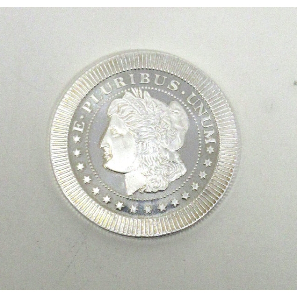 1 Oz .999 Silver E.Pluribus.Unum Round 