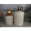 Image 1 : 2 Vintage Two Tone Stoneware Jugs 