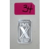 Image 1 : 1 Oz .9999 Silver Canadian PMX Bar 