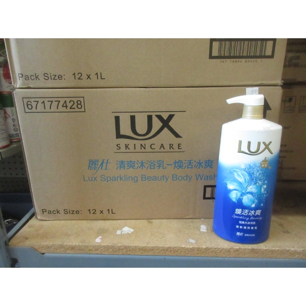 Case of 12 Lux Sparkling Beauty Body Wash