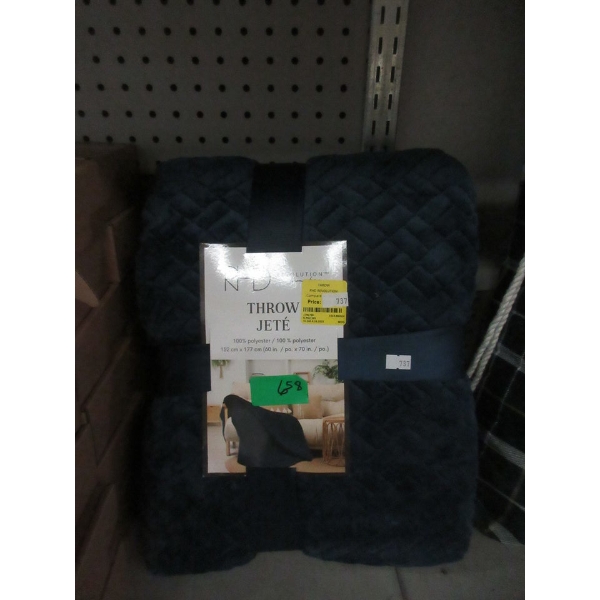 RHD Revolution 60" x 70" Plush Throw  - Blue