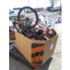 Image 1 : Skid of Bikes and Bike Parts - Customer Returns - As Is
