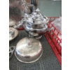 Image 4 : Shelf Lot of Silver Plated Serving Pieces - Preowned