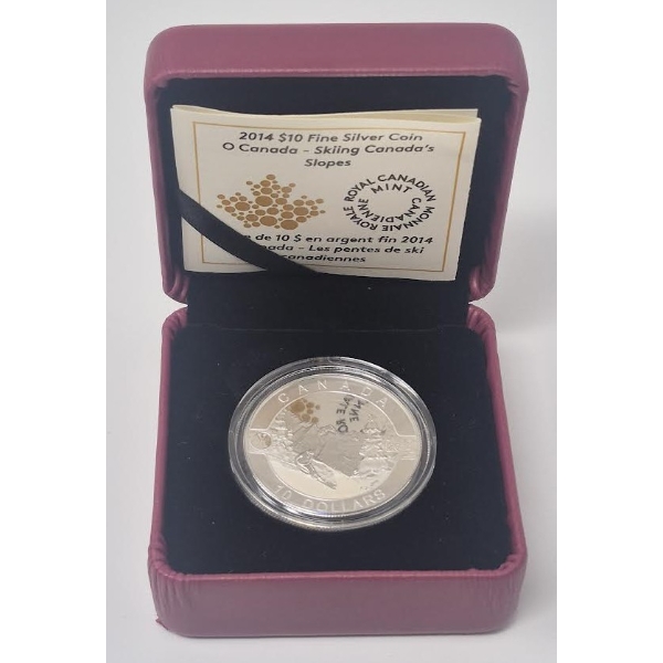 Half Oz .9999 Silver 2014 O Canada Coin 