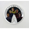 Image 2 : 2+ Oz.9999 Silver 2017 Five Captains Star Trek Coin 