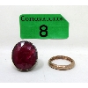 Image 1 : 2 x Sterling Silver Estate Rings 