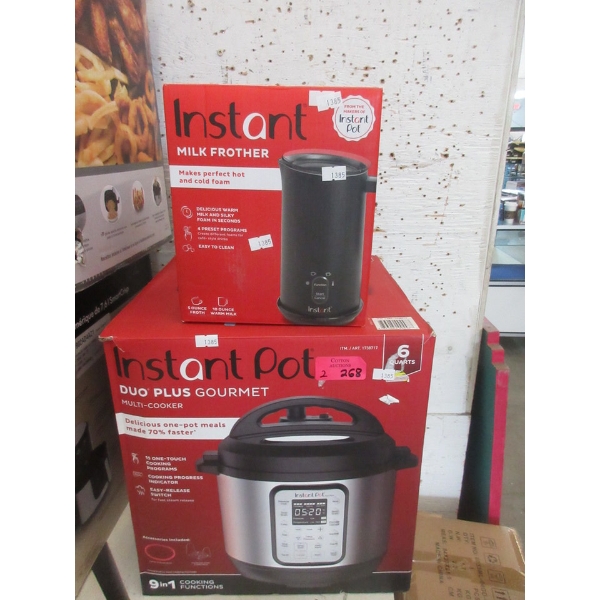 Instant Pot Multi-Cooker & Milk Frother