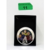 Image 1 : 2+ Oz.9999 Silver 2017 Five Captains Star Trek Coin 