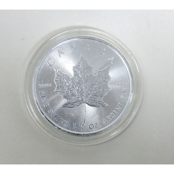 1 Oz .9999 Silver 2022 Maple Leaf Coin 