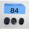 Image 1 : 42 CTW of 3 Oval-Shape Loose Sapphire Gemstones