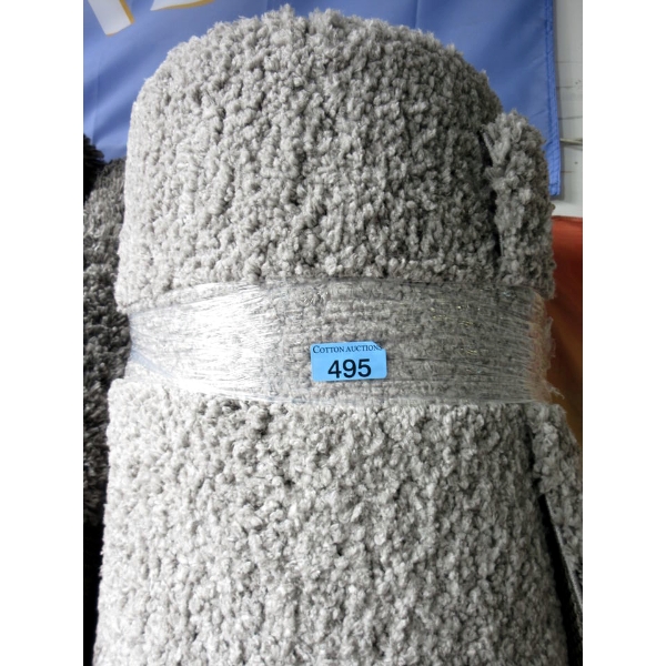8' x 10' Grey Shag Area Carpet 