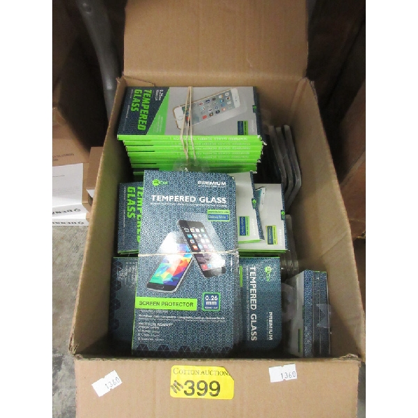 111 Assorted New Tempered Glass Screen Protectors
