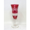 Image 3 : 8 Vintage Cranberry Crystal & Glass Pieces