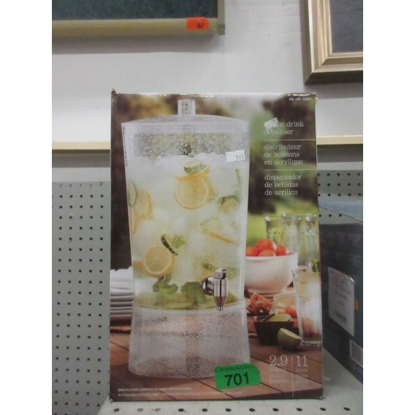 11 Litre Acrylic Drink Dispenser 