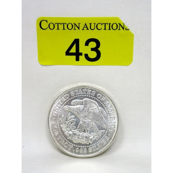 1 Oz .999 Silver USA Eagle Round 