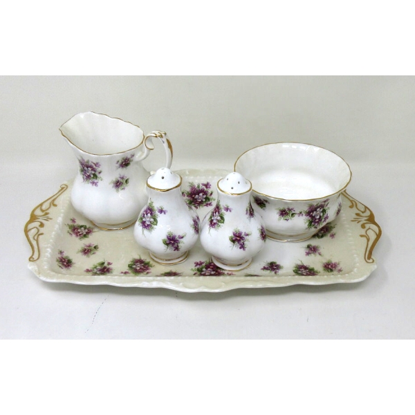 5 Royal Albert "Sweet Violet" Fine China Pieces