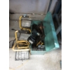 Image 1 : 3 Work Lights & 1 Metal Tool Box with Contents