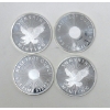 Image 1 : 4 x 1/2 Oz .999 Silver Sunshine Minting Rounds 