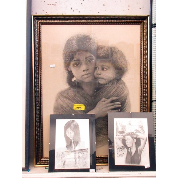 2 Clifton Fred & 1 Leslie Emery Framed Print