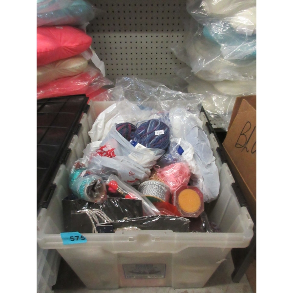 Tote of Yarn, Cord and More