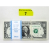 Image 1 : 100 x $1 USD Uncirculated Sequential Numbered Federal Reserve Bundle 