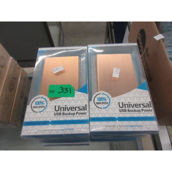10 New Rose Gold Universal USB Backup Power Banks
