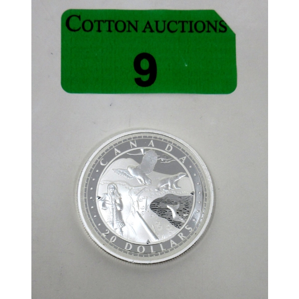 1 Oz .999 Silver 2024 This Is Canada Wonderous Waters Arctic Coast Coin 