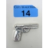 Image 1 : 2 Oz .999 Silver 2D Pistol/Gun Bar 