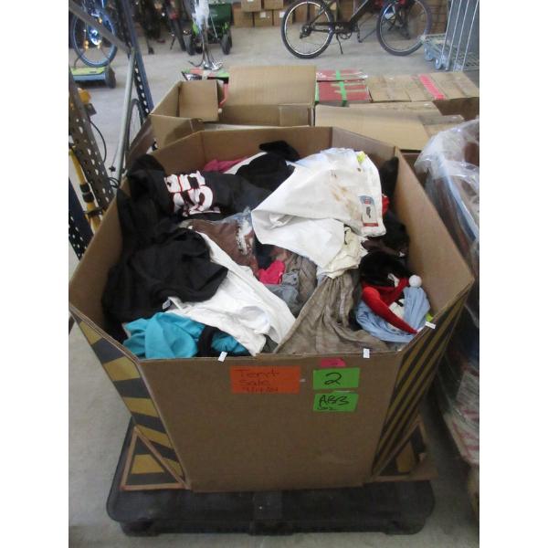 Skid of Overstock & Customer Return Clothing - As Is