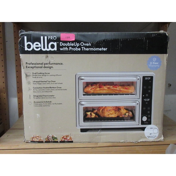 Bella Pro Double Up Counter Oven with Temp Probe