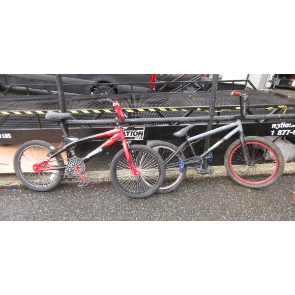 2 BMX Style Bikes - Preowned - As Is