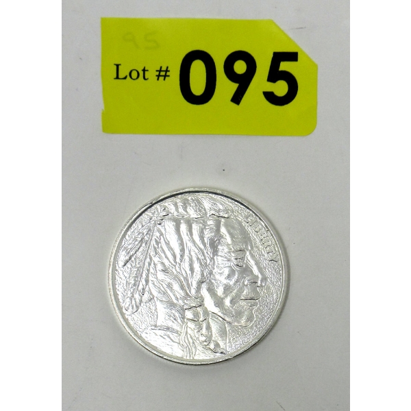 1 Oz .999 Silver 2-Sided Art Round 