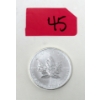 Image 1 : 1 Oz .9999 Silver 2012 Maple Leaf Coin 