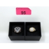 Image 1 : 2 x Sterling Silver Estate Rings 