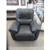 Image 1 : Black Faux Leather Power Recliner