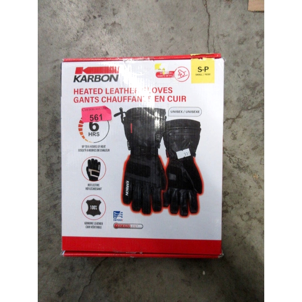 Karbon Heated Leather Gloves - Unisex