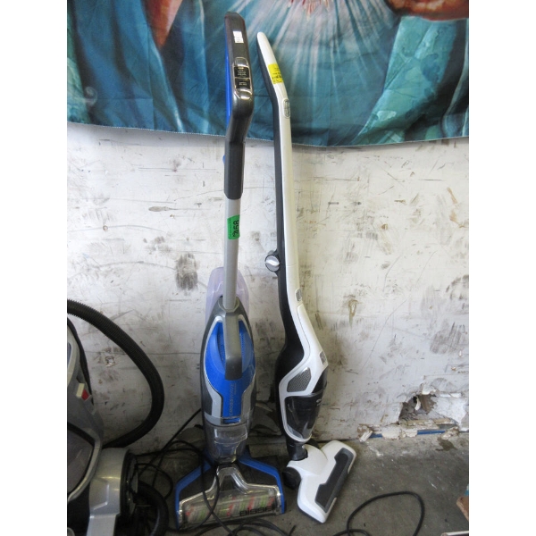 1 Eureka Stick Vac & 1 Bissell Crosswave 