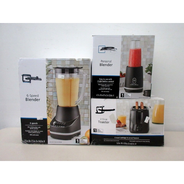 Mainstays Blender, Personal Blender & Toaster