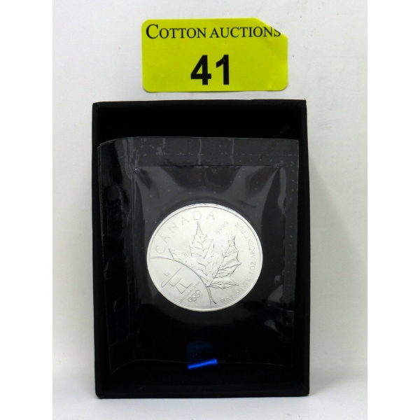 1 Oz .9999 Silver 2008 Maple Leaf Coin 