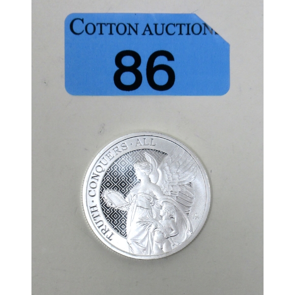 1 Oz .999 Silver "Truth Conquers All" Coin 