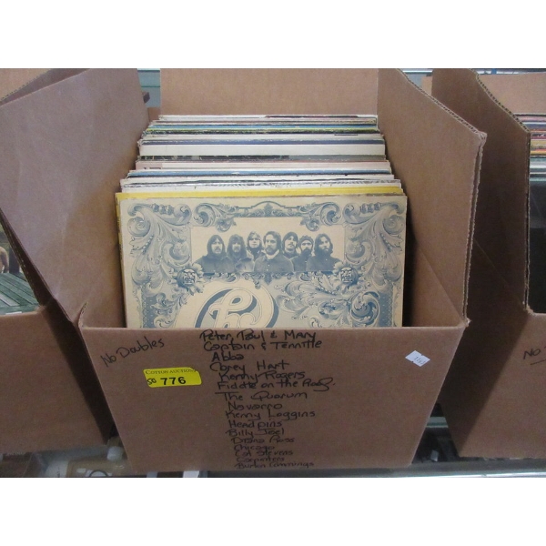 50 Vintage Vinyl LP Records - Majority are 1970s