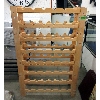 Image 1 : 48 Bottle Pine Wine Rack - 9" x 32" x 49" tall