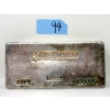 Image 1 : 100 Oz .999+  Silver Engelhard Bar with Special Bullhorn Privy 