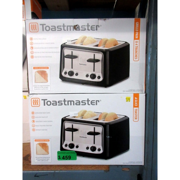 2 Toastmaster 4-Slice Toasters