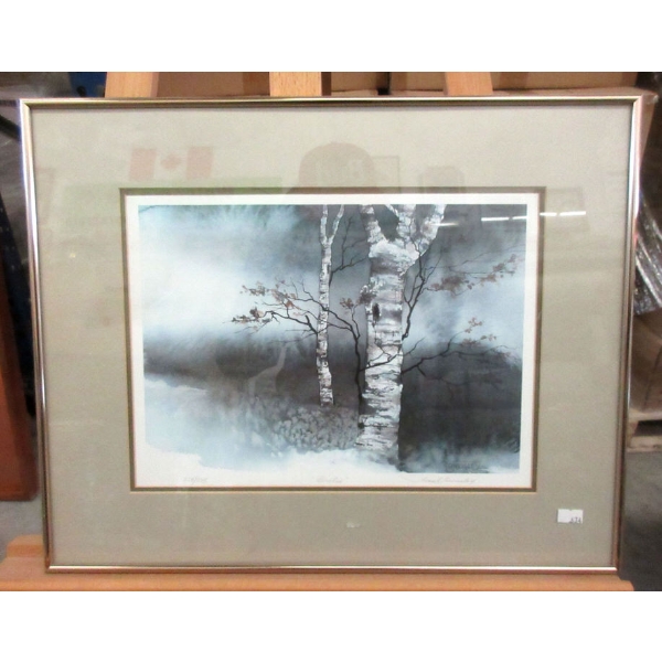 Frank Townsley Ltd. Edition Print - "Birches"