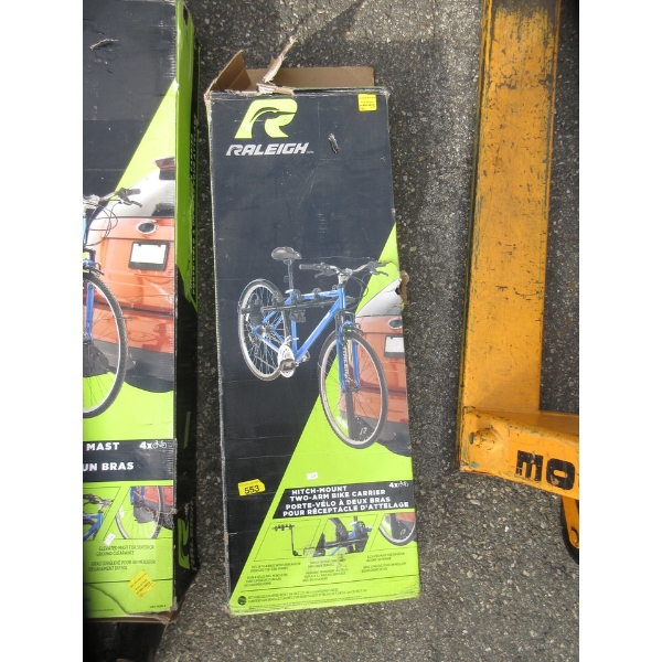 Raleigh Hitch-Mount 2 Arm Bike Carrier in Box