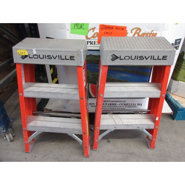 2 Louisville 24" Step Stools - Preowned